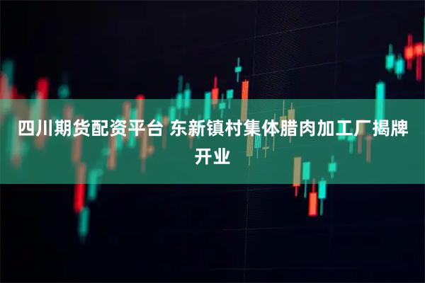 四川期货配资平台 东新镇村集体腊肉加工厂揭牌开业